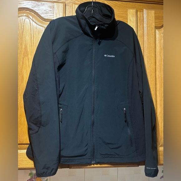 Columbia Omni-Shield Women's Black Rain Jacket Size XL EUC - Picture 5 of 7